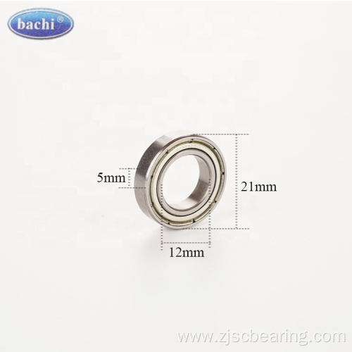 high speed deep groove ball bearing 6801 ZZ